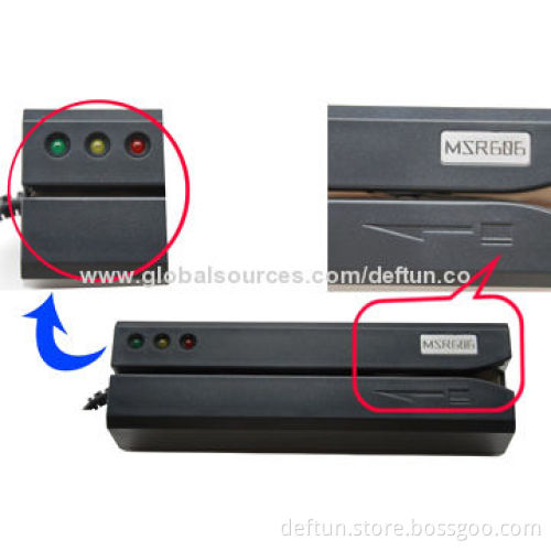 hico-loco 3 TRACKS MSR magnetic card reader writerNew
